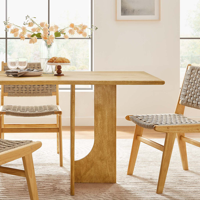 Modway Rivian Solid Wood Dining Table | Wayfair